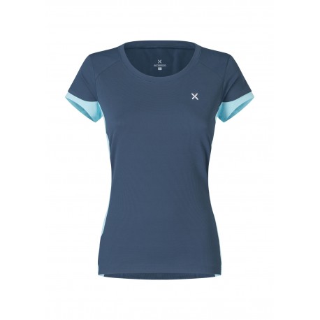 Montura DELTA T-SHIRT WOMAN BLU CENERE/ICE BLUE