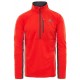 The North Face MAGLIA A MANICHE LUNGHE CON CERNIERA 1/4 AMBITION fiery red h.