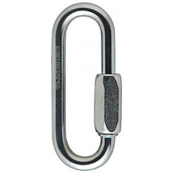 Petzl GO 7 mm Maglia rapida in acciaio, forma ovale