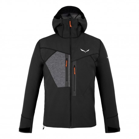 SALEWA Comici Stormwall/ Durastretch Giacca Uomo  BLACK OUT