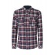 MONTURA CAMBRIDGE SHIRT BLU NOTTE/ROSSO