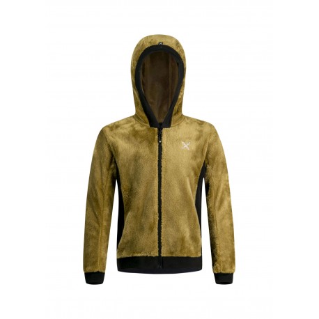 MONTURA POLAR STRETCH HOODY JACKET KID GOLD