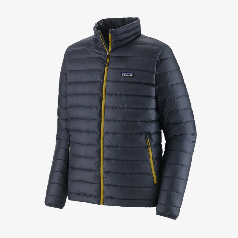 PATAGONIA Men s Down Sweater Jacket Smolder Blue w Textile Green MATIS SPORT OUTDOOR Tutto per la montagna l alpinismo e l outdoor