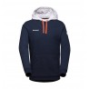 MAMMUT La Liste ML Hoody Men Marine melange-highway melange