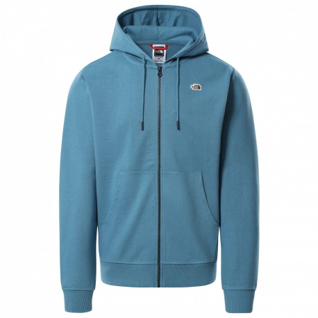 THE NORTH FACE SCRAP GRAPHIC FELPA CON CAPPUCCIO E CERNIERA UOMO STORM BLUE