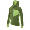 KARPOS 80'S HOODIE FLEECE SPINDLE TREE/LIME GREEN