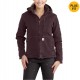 CARHARTT FULL SWING CALDWELL GIACCA DONNA Deep Wine/Shadow