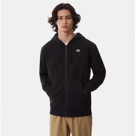 THE NORTH FACE SCRAP GRAPHIC FELPA CON CAPPUCCIO E CERNIERA UOMO BLACK