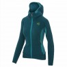 KARPOS 80'S HOODIE W FLEECE MOROCCAN BLUE/BLUEBIRD