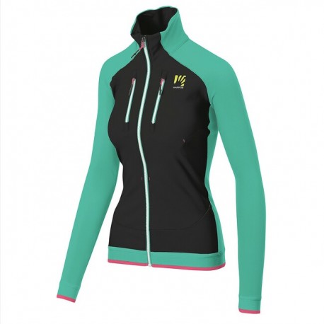 Karpos ALAGNA EVO W JACKET BLACK/SULPHUR SPRING/PINK FLUO