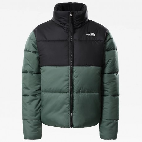 THE NORTH FACE Giacca Donna Saikuru Laurel Wreath Green-TNF Black