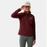 THE NORTH FACE 100 GLACIER PILE CON CERNIERA INTEGRALE DONNA REGAL RED