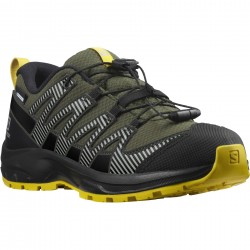 SALOMON XA PRO V8 CLIMASALOMON™ WATERPROOF olive night/black/sulphur