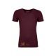 ORTOVOX  185 MERINO LOGO SPRAY TS W  T-Shirts dark wine