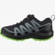 SALOMON XA PRO V8 CLIMASALOMON™ WATERPROOF Junior - Scarpe da bambino BLACK/BLACK/NEON GREEN