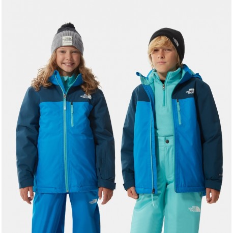 THE NORTH FACE SNOWQUEST PLUS GIACCA IMBOTTITA RAGAZZO Hero Blue