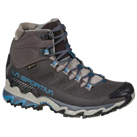 La Sportiva Ultra Raptor II Mid Leather Woman GTX Carbon/Atlantic