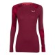 Salewa Cristallo Warm Alpine Merino Maniche Lunghe Baselayer w rhodo red