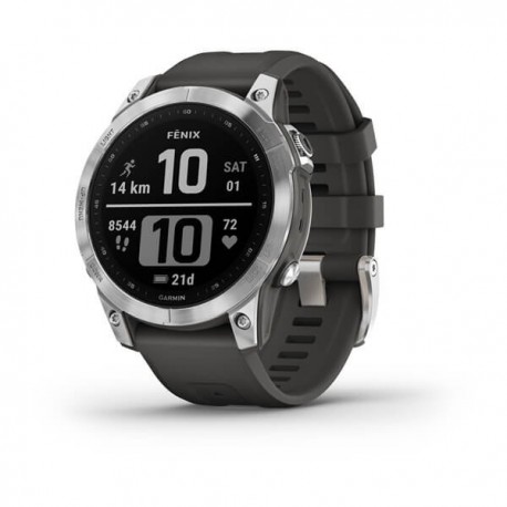GARMIN FENIX 7 Silver con cinturino Graphite