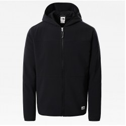 THE NORTH FACE Maglione Mountain da uomo zip intera con cappuccio BLACK