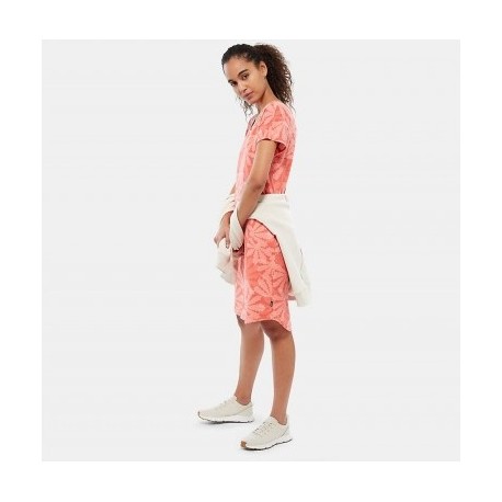 The North Face ABITO T-SHIRT DONNA LOASIS SPICED CORAL MULTI BT PRINT
