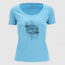 KARPOS CROCUS W T-SHIRT BLUE ATOLL