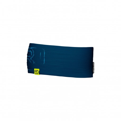 ORTOVOX 120 TEC LOGO HEADBAND petrol blue