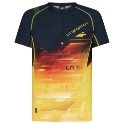 LA SPORTIVA XCELERATOR T-SHIRT BLACK/YELLOW