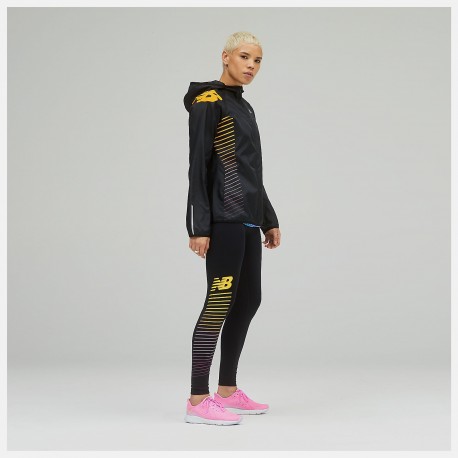 NEW BALANCE Giacca Reflective Print Accelerate BLACK MULTI