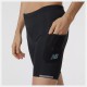 NEW BALANCE Leggings Q Speed 9 Inch Half BLACK