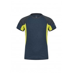 MONTURA ENERGY T-SHIRT KIDS BLU CENERE/VERDE LIME