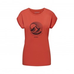 MAMMUT MOUNTAIN T-SHIRT WOMEN ACONCAGUA TERRACOTTA