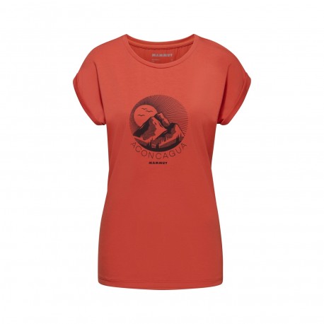 MAMMUT MOUNTAIN T-SHIRT WOMEN ACONCAGUA TERRACOTTA