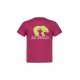 MONTURA BEAR T-SHIRT BABY ROSA SUGAR/VERDE LIME