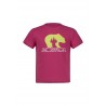 MONTURA BEAR T-SHIRT BABY ROSA SUGAR/VERDE LIME