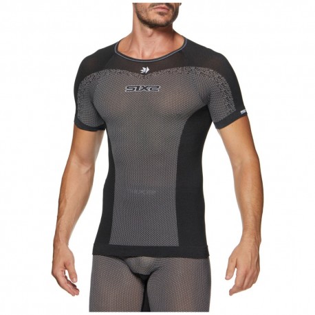 SIXS Maglia leggera maniche corte black carbon
