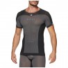 SIXS Maglia leggera maniche corte black carbon