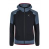 MONTURA WIND REVOLUTION HOODY JACKET NERO/BLU CENERE