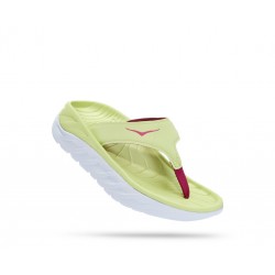 Hoka Ora Recovery Flip  Luminary Green / Blue Tint