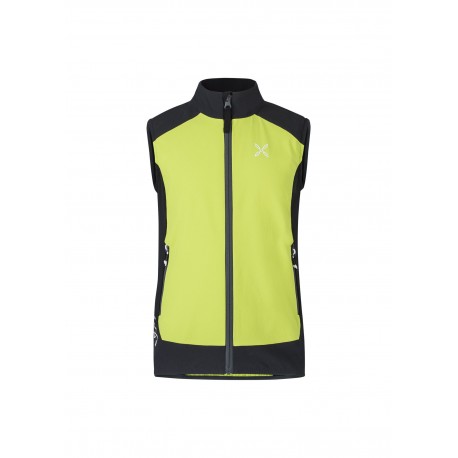 MONTURA WIND REVOLUTION VEST KIDS VERDE LIME/PIOMBO