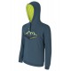 MONTURA SIGHT MAGLIA  BLU CENERE/VERDE LIME