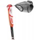 LEKI FLASH CARBON dark anthracite-white-bright red