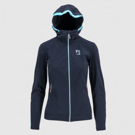 KARPOS EASYFRIZZ W FULL-ZIP HOODIE SKY CAPTAIN/BLUE ATOLL