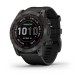 GARMIN fēnix® 7X – Sapphire Solar Edition Titanium Carbon Grey DLC con cinturino Black