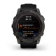 GARMIN fēnix® 7X – Sapphire Solar Edition Titanium Carbon Grey DLC con cinturino Black