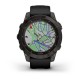 GARMIN  fēnix® 7 – Sapphire Solar Edition Titanium Carbon Grey DLC con cinturino Black