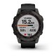 GARMIN  fēnix® 7 – Sapphire Solar Edition Titanium Carbon Grey DLC con cinturino Black