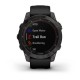 GARMIN  fēnix® 7 – Sapphire Solar Edition Titanium Carbon Grey DLC con cinturino Black