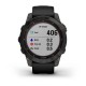 GARMIN  fēnix® 7 – Sapphire Solar Edition Titanium Carbon Grey DLC con cinturino Black