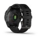 GARMIN  fēnix® 7 – Sapphire Solar Edition Titanium Carbon Grey DLC con cinturino Black